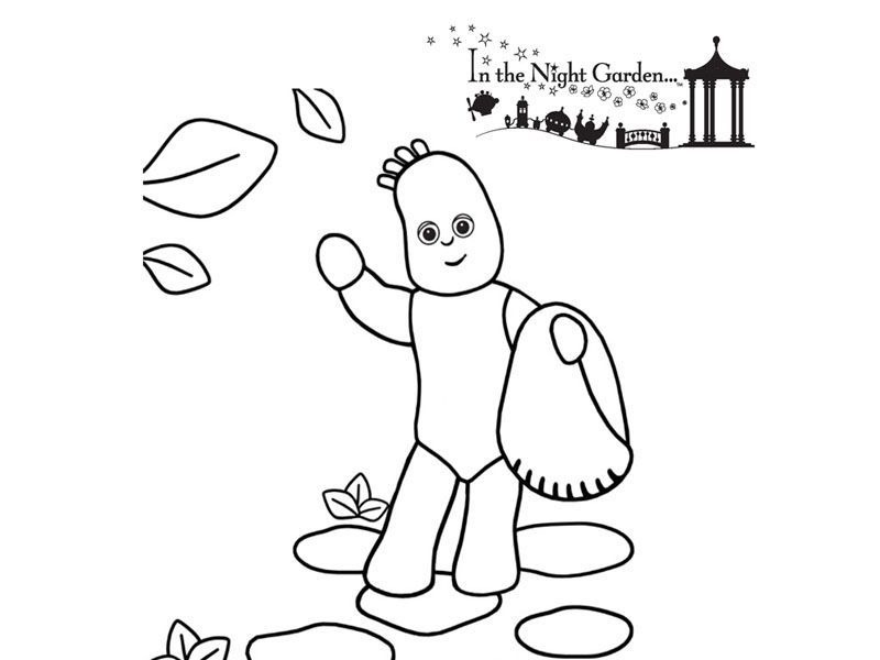 iggle piggle coloring pages - photo #7